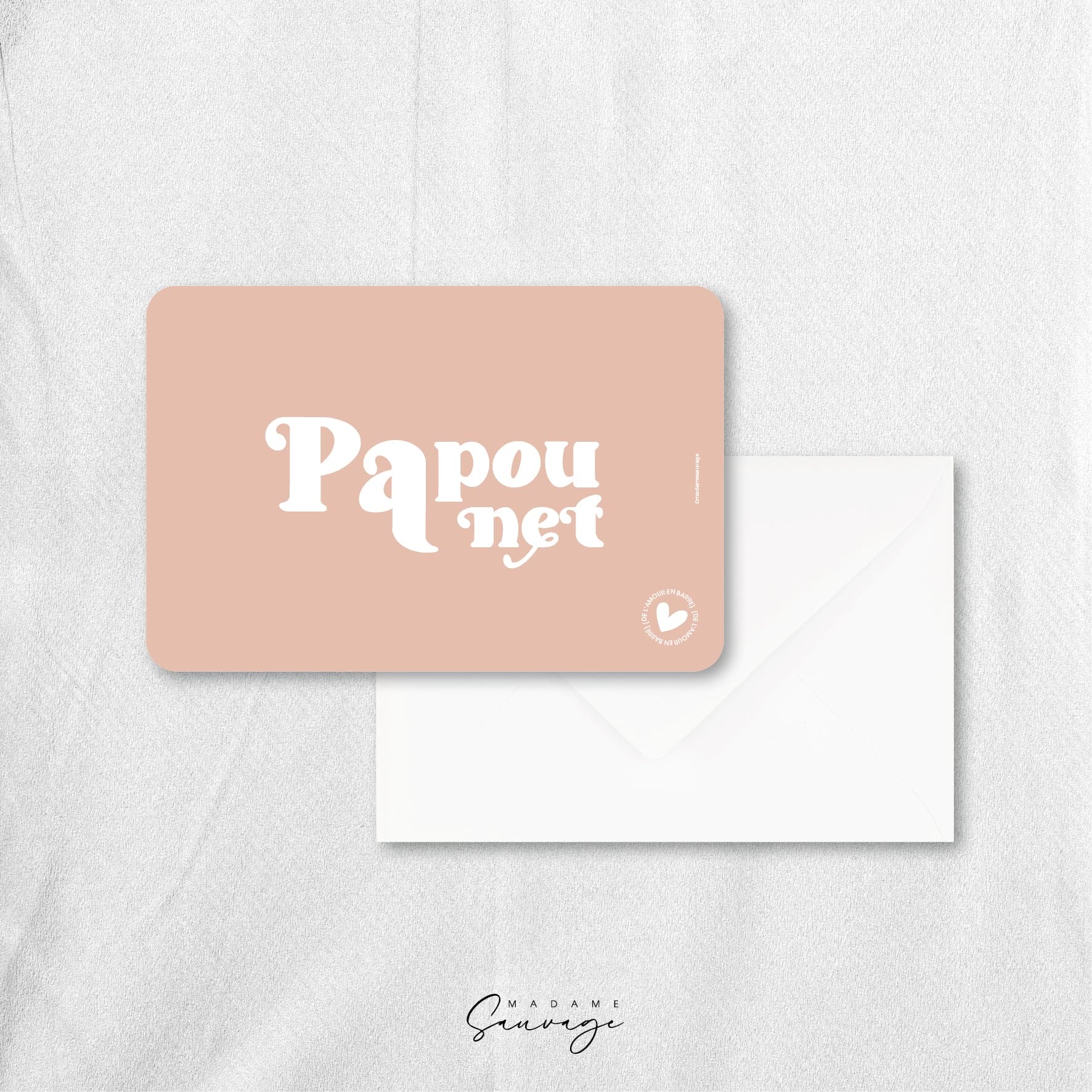 Carte "Papounet" - Collection Amour En Barre