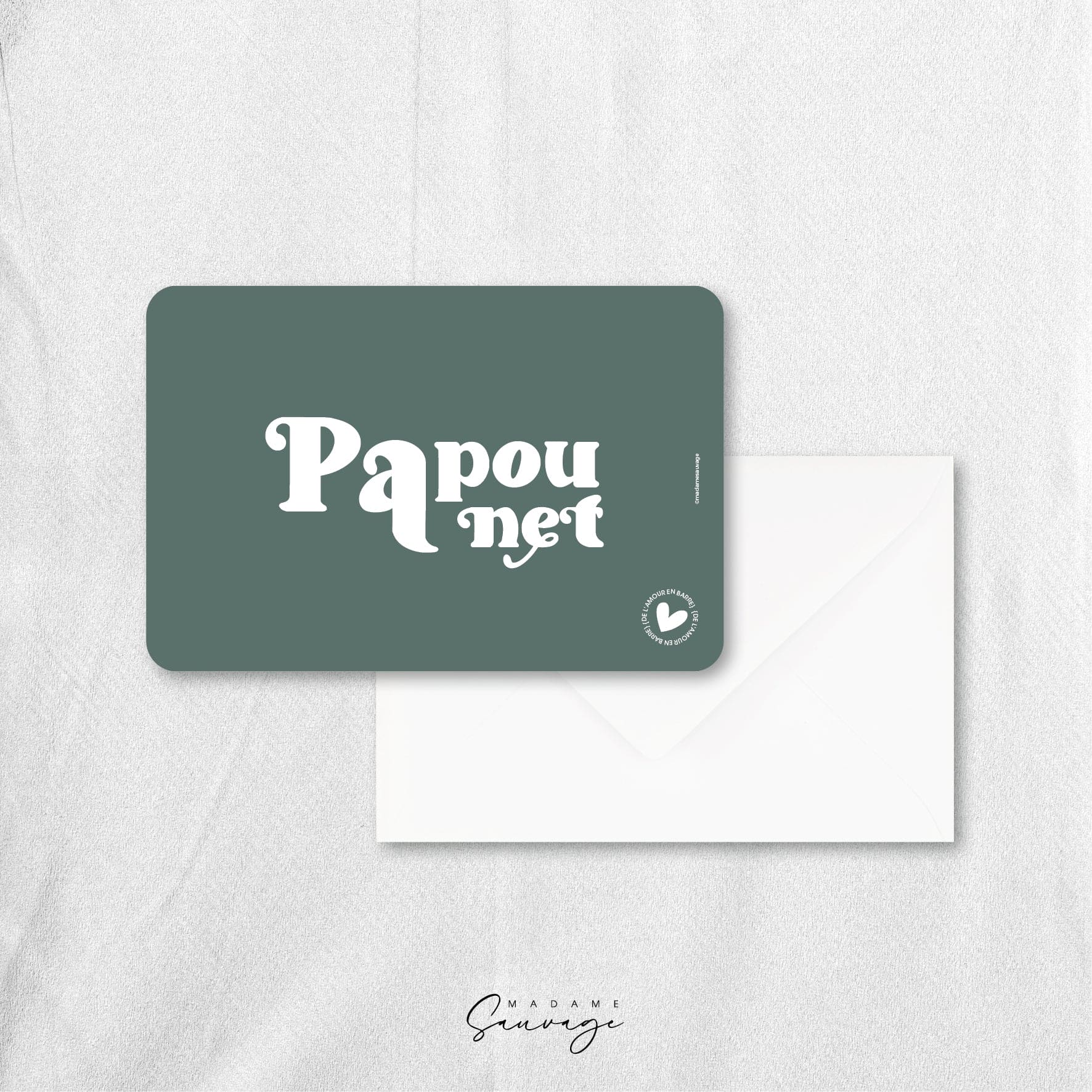 Carte "Papounet" - Collection Amour En Barre