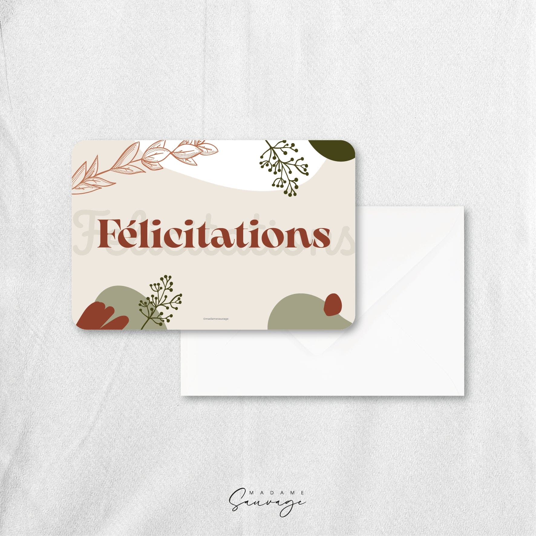 Carte "Félicitations" - Collection LittlePohem