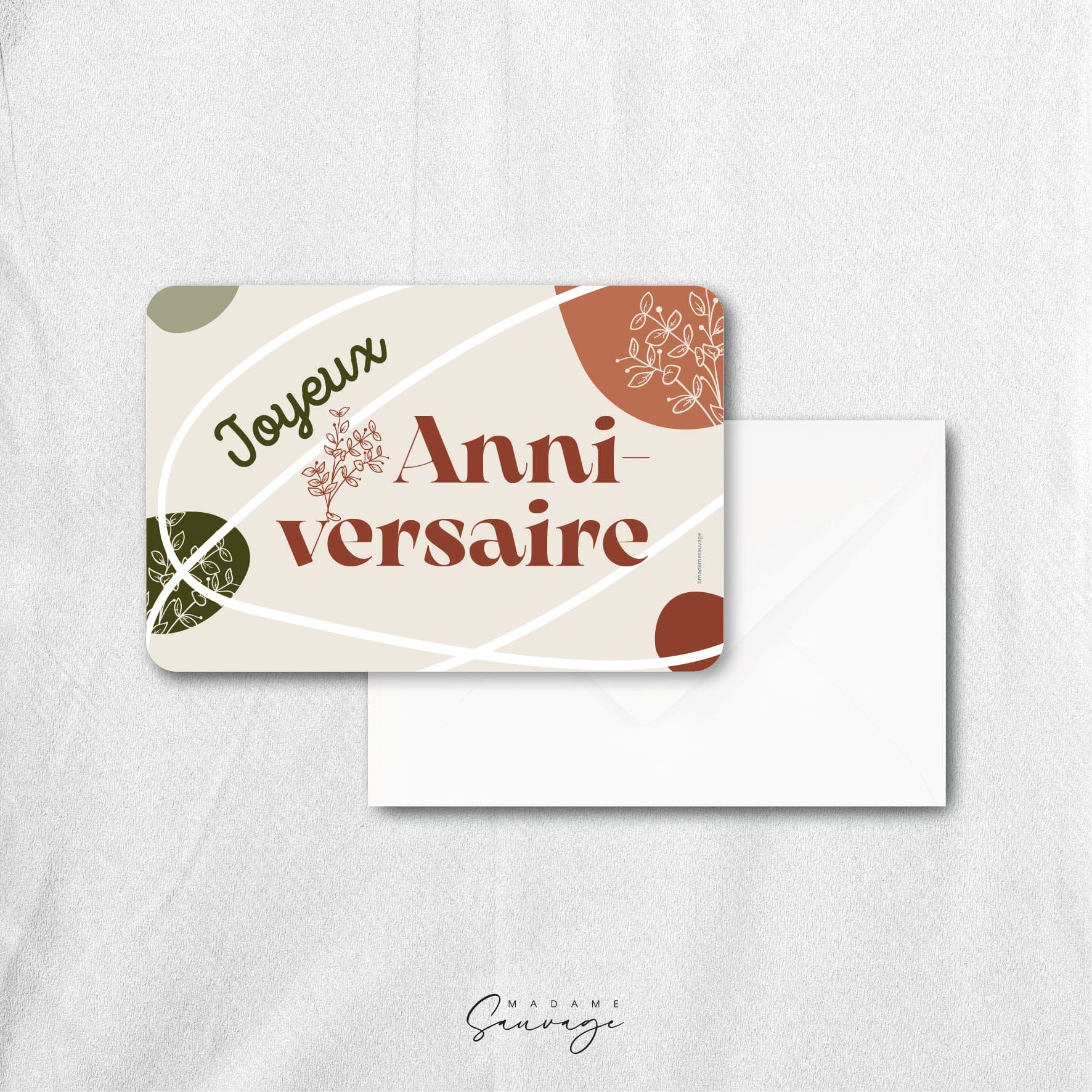 Carte "Joyeux Anniversaire" - Collection LittlePohem