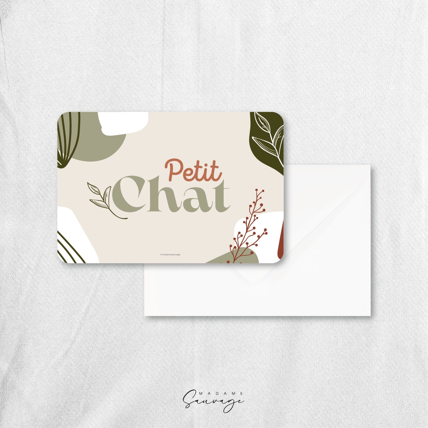 Carte "Petit Chat" - Collection LittlePohem