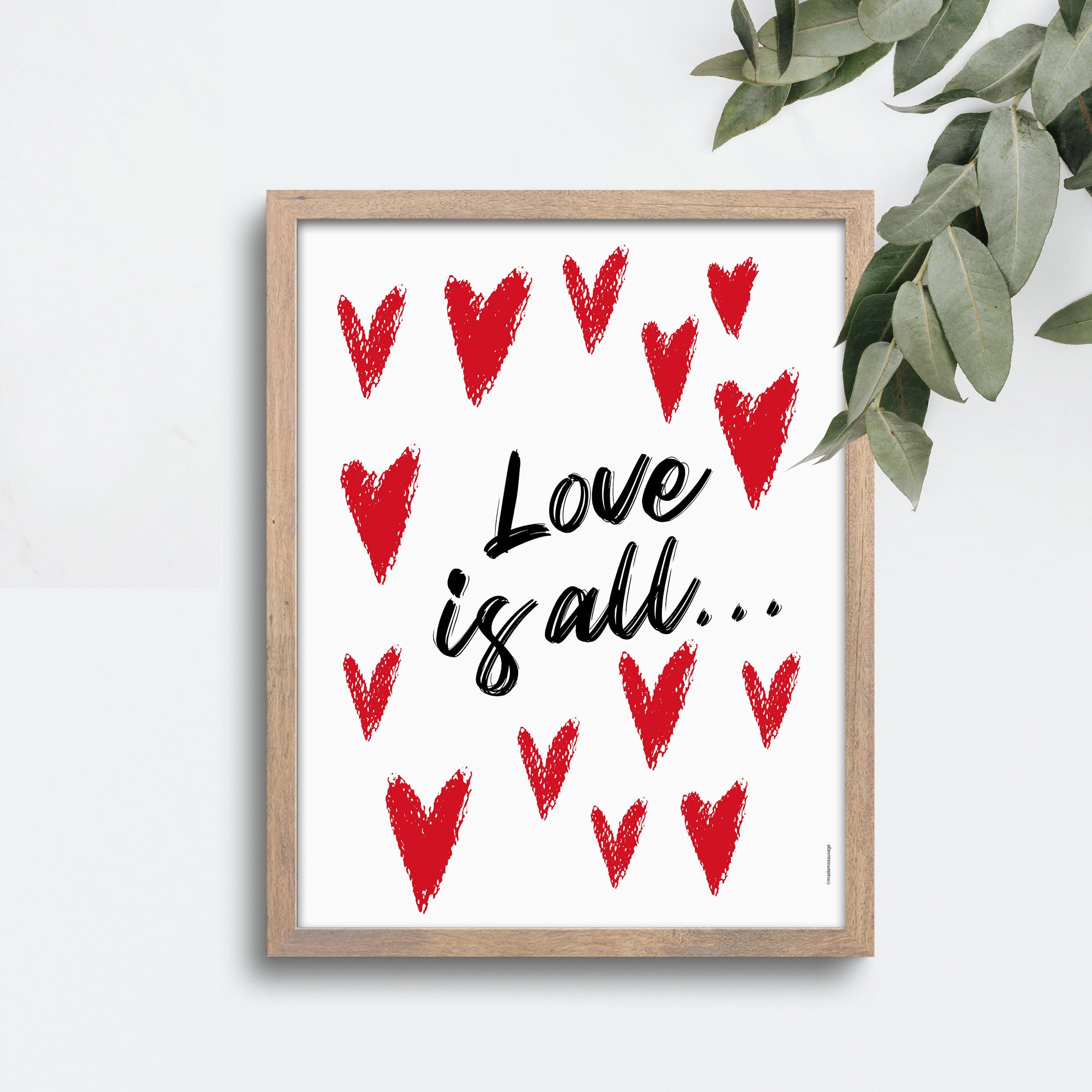 Faire-Part / POSTER de mariage - Love is all
