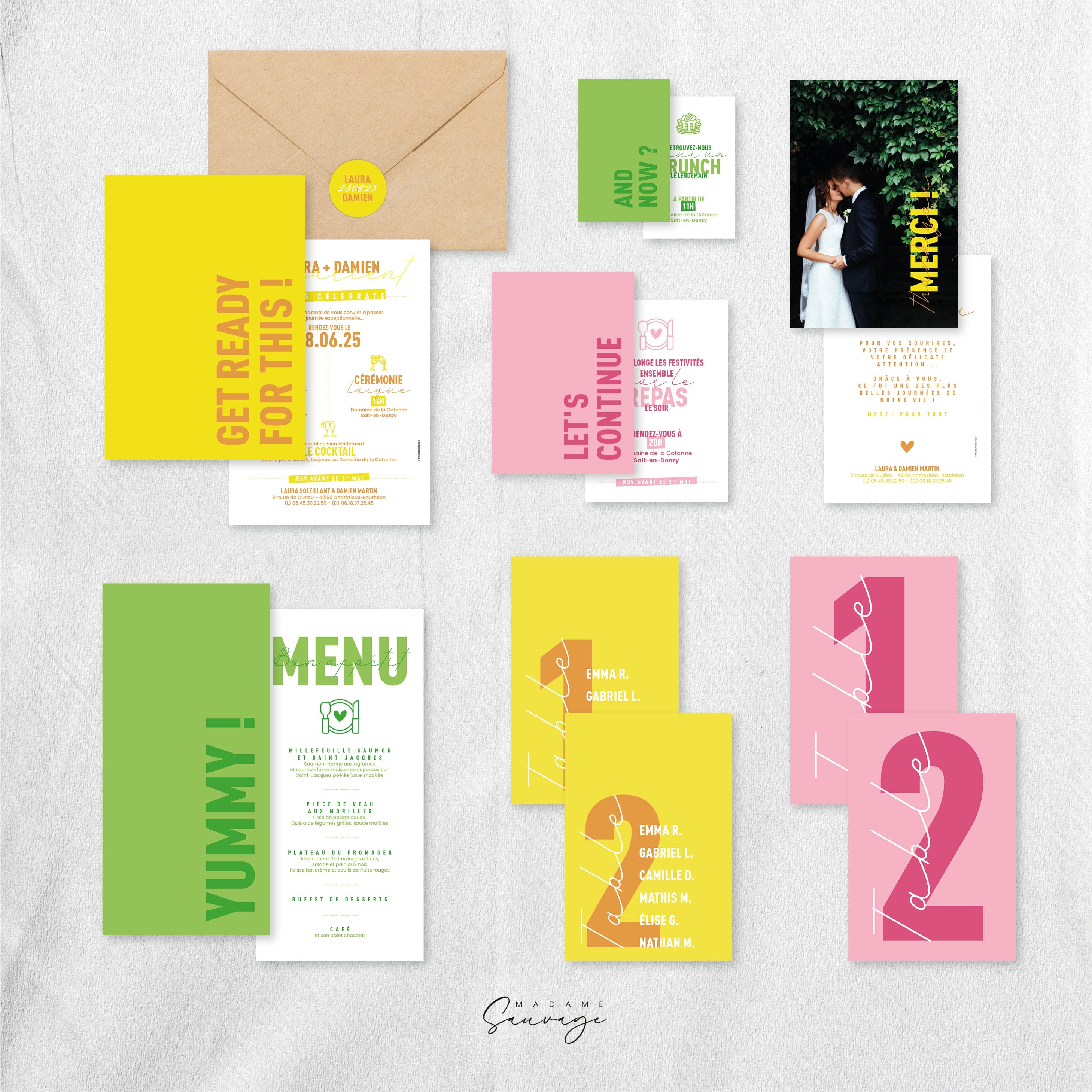 Carton repas de mariage - Get Ready