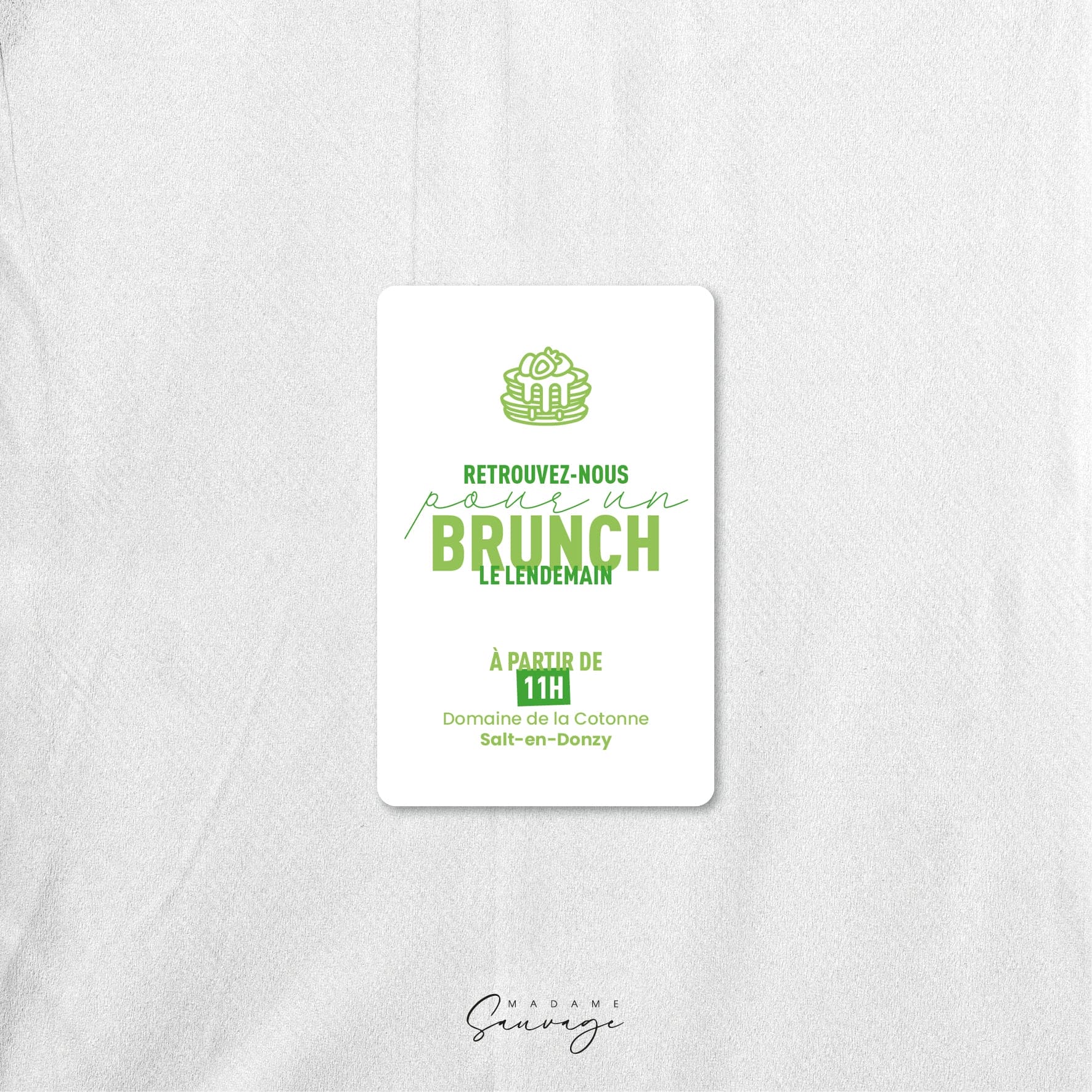 Carton brunch de mariage - Get Ready