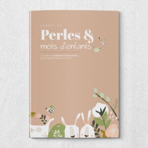 carnet de perles et mots denfants