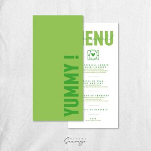 menu de mariage get ready