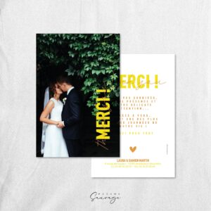 remerciements de mariage get ready