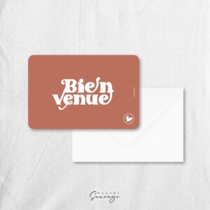 carte bienvenue collection amour en barre