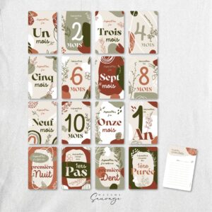 cartes etapes bebe littlepohem