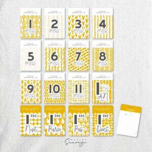 cartes etapes bebe with love