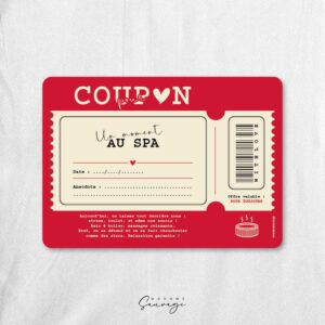 coupon pour un moment au spa