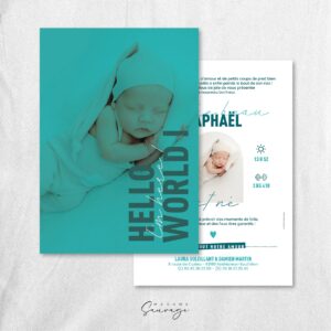 faire part de naissance garcon get ready