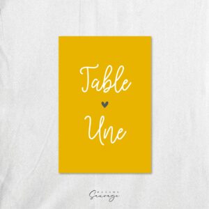 nom de table mariage with love